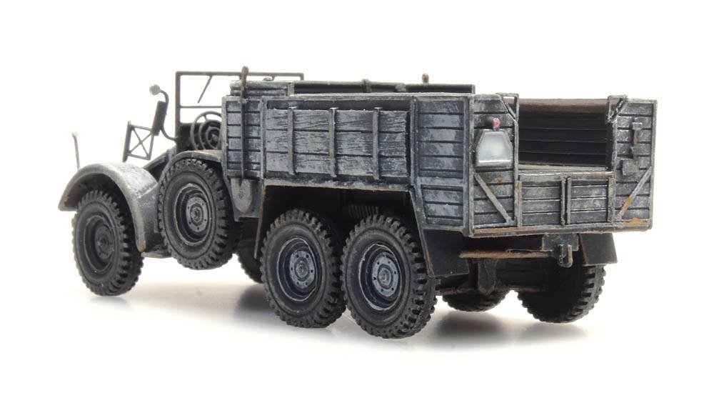 Artitec 387.398, EAN 8719214085292: H0 WWII Deutsche Wehrmacht Krupp-Protze in Wintertarnung Fertigmodell