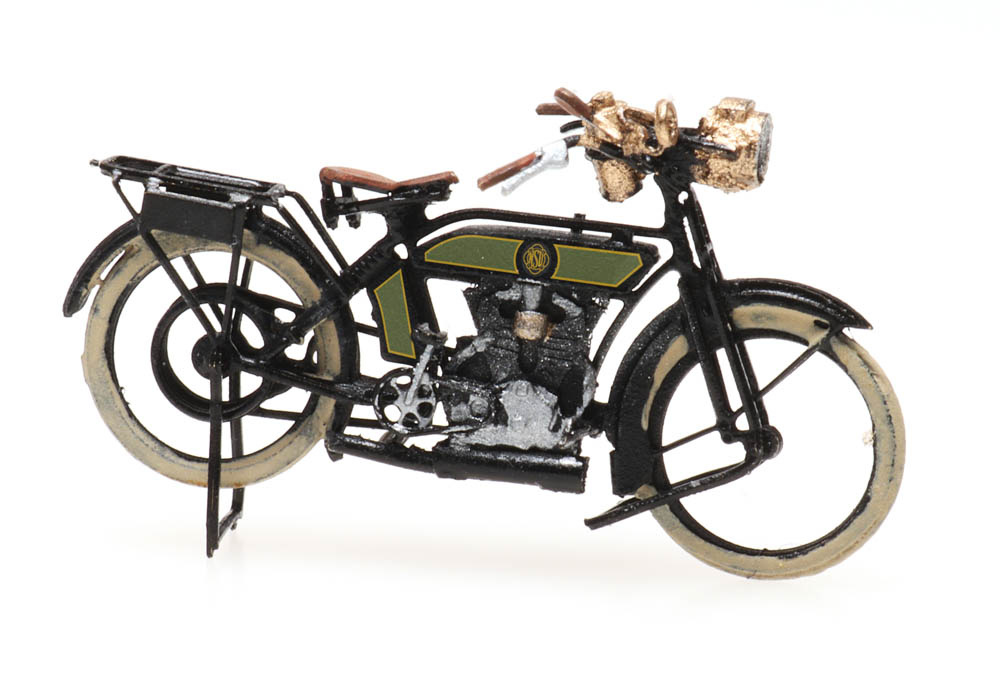 Artitec 387.422, EAN 8719214087500: H0 NSU Motorrad Epoche I zivil Fertigmodell