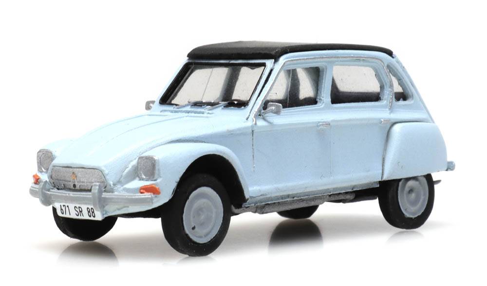 Artitec 387.435, EAN 8719214087616: H0 Citroen Dyane hellblau Fertigmodell