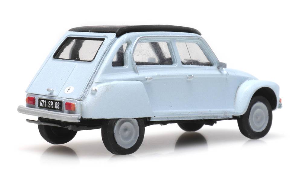 Artitec 387.435, EAN 8719214087616: H0 Citroen Dyane hellblau Fertigmodell