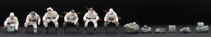 Artitec 387.46, EAN 8718692488038: H0 WWII Deutsche Wehrmacht Kradschützen 6 Figuren in Winteruniform Fertigmodell