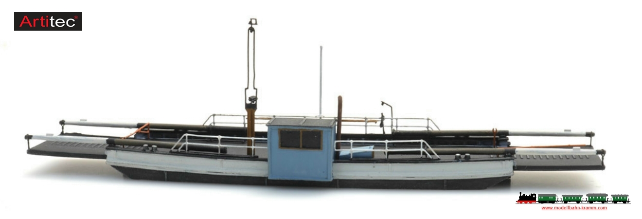 Artitec 387.475, EAN 8720168700643: H0 Autofähre (Gierfähre) Fertigmodell