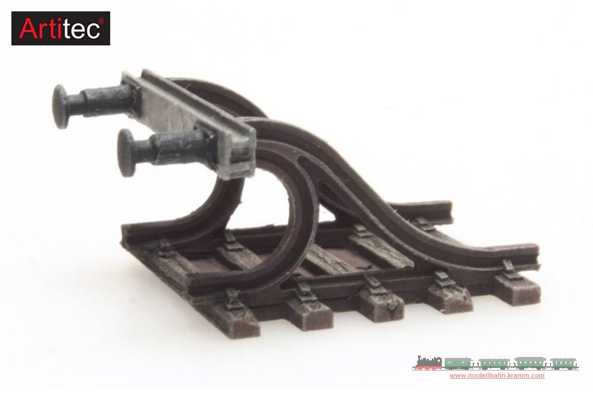 Artitec 387.93, EAN 8718692488700: H0 Deutscher Prellbock A mit Puffer Fertigmodell