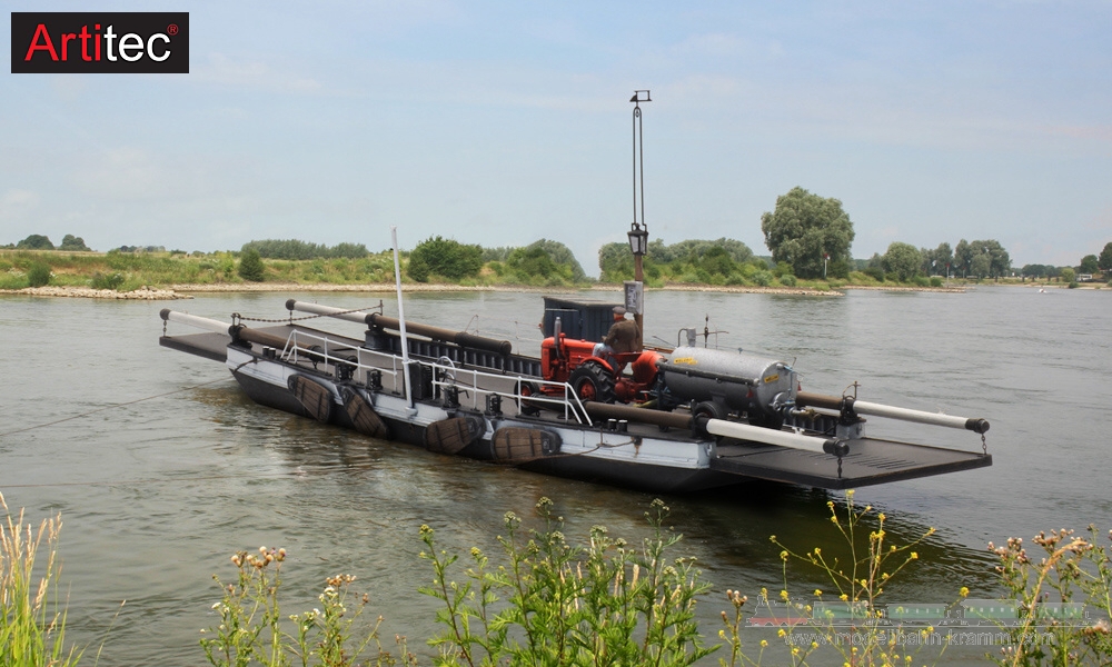 Artitec 50.139, EAN 8720168701640: H0 Autofähre (Gierfähre) Bausatz