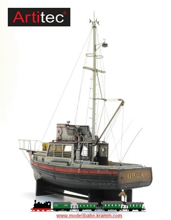 Artitec 50.143, EAN 8720168702166: H0 ORCA Shark Boat, Bausatz