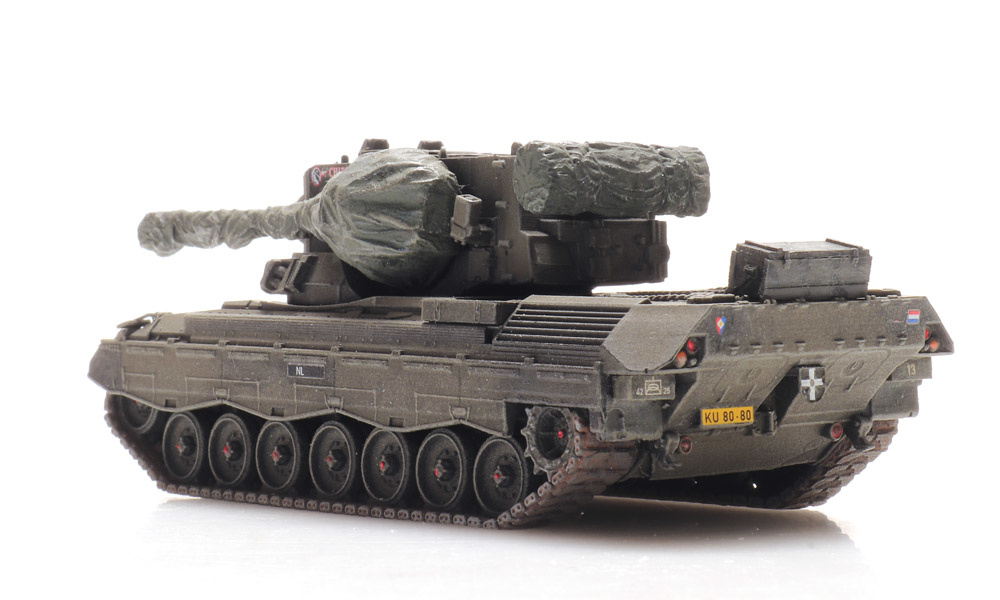 Artitec 6870393, EAN 8720168700780: H0 Niederlande Flugabwehrkanonenpanzer Gepard Fertigmodell