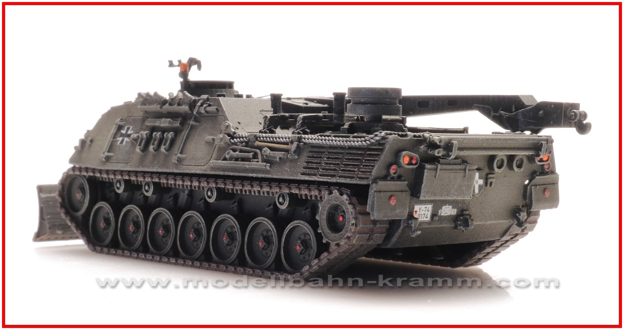 Artitec 6870421, EAN 8720168702647: H0 Bergepanzer 2 Verladung Bundeswehr, Fertigmodell