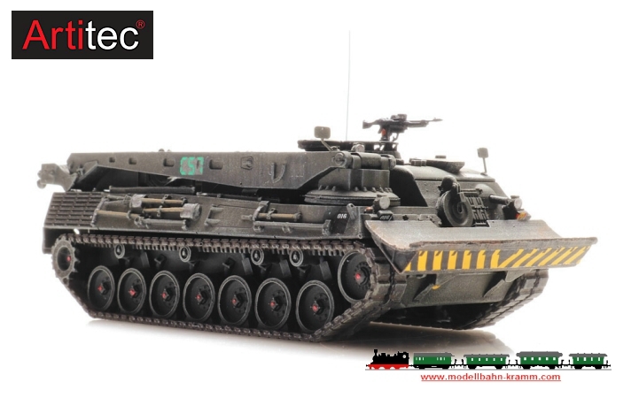 Artitec 6870425, EAN 8720168702685: H0 Leopard 1 ARV groen Belgisch leger, Fertigmodell