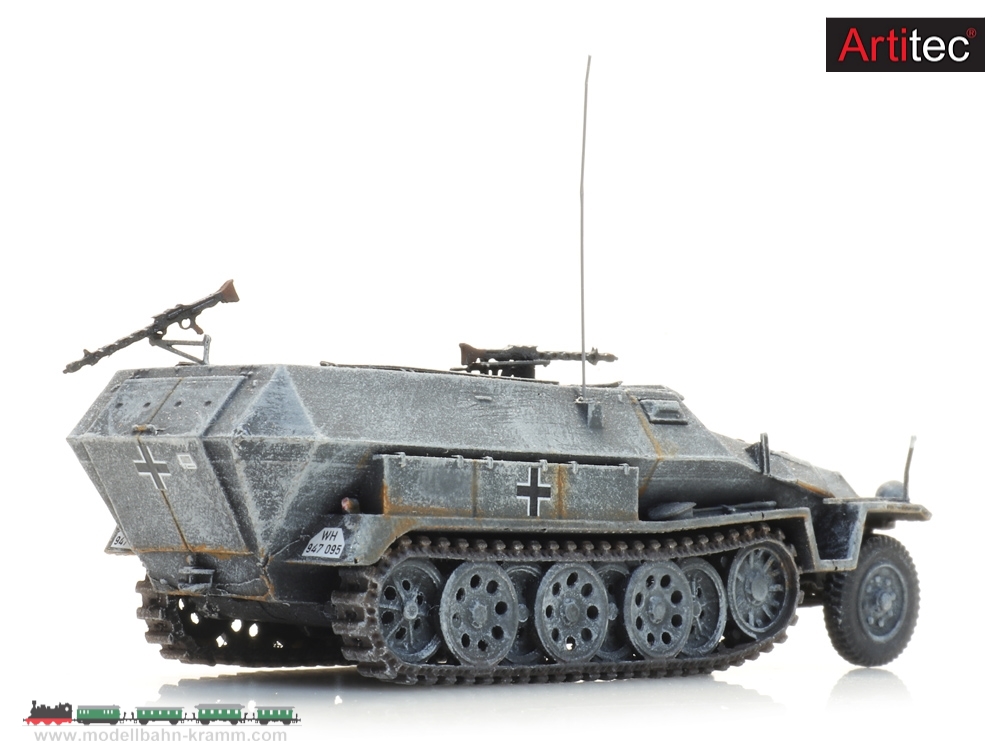 Artitec 6870514, EAN 8720168705143: H0 WM Sd.Kfz. 251/1 Ausf. C (S)MG, Winter Fertigmodell