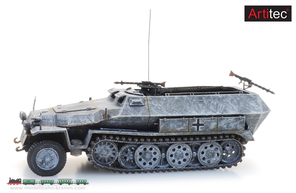 Artitec 6870514, EAN 8720168705143: H0 WM Sd.Kfz. 251/1 Ausf. C (S)MG, Winter Fertigmodell