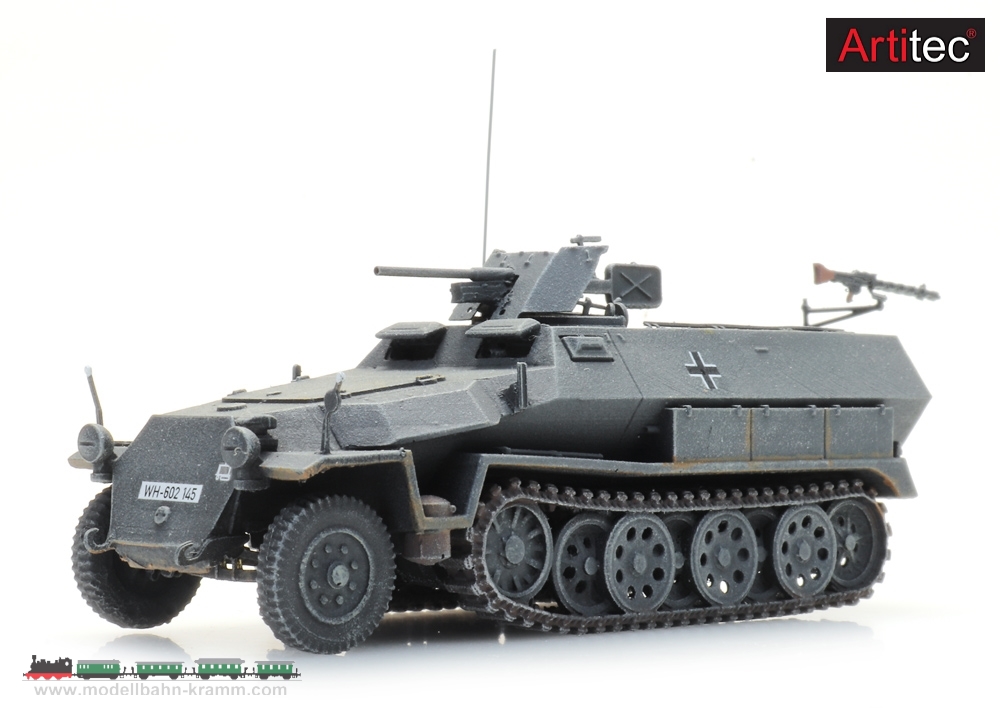 Artitec 6870525, EAN 8720168705259: H0 WM Sd.Kfz. 251/10 Ausf. C, 3.7cm Pak Fertigmodell