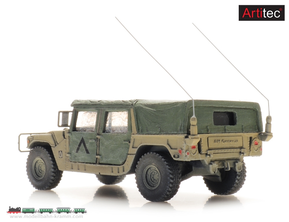 Artitec 6870540, EAN 8720168705396: US Humvee Desert Jeep TK/INF