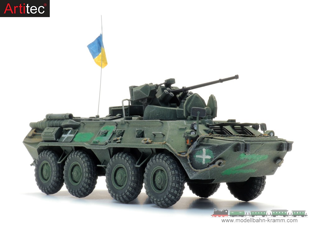 Artitec 6870710, EAN 8720168708403: H0 BTR82A ukrainische Streitkräfte, Fertigmodell