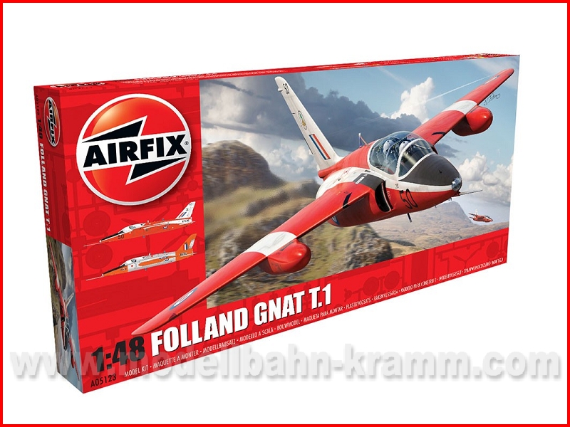 Airfix 05123, EAN 5014429501234: 1:48 kit,Folland Gnat T.1