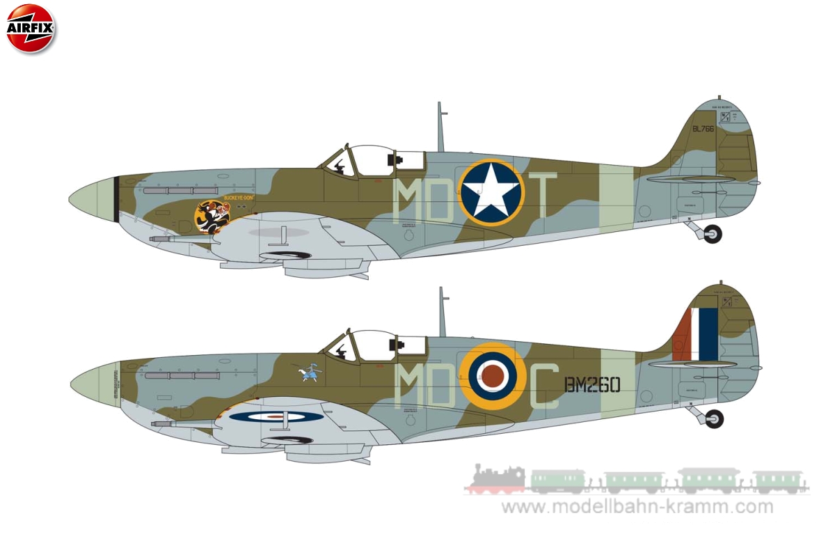 Airfix 05125A, EAN 5055286671920: 1:48 Bausatz Supermarine Spitfire Mk.Vb