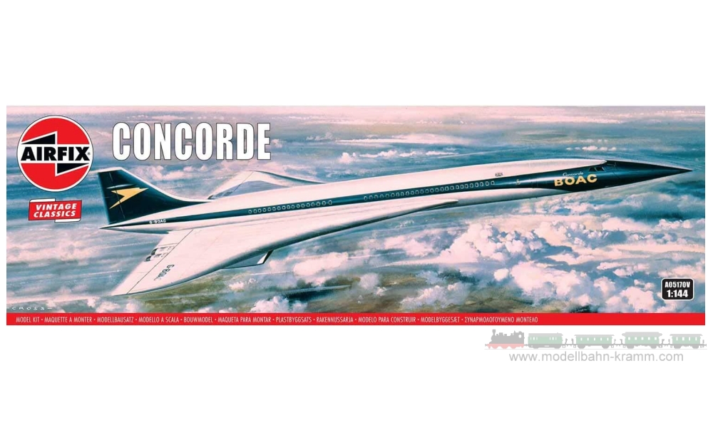 Airfix 05170V, EAN 2000075296719: 1:144 Concorde Prototyp (BOAC)