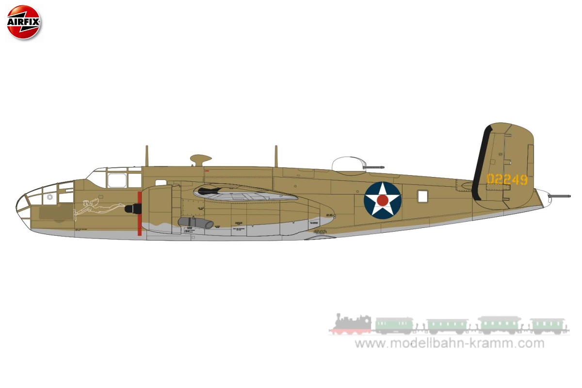 Airfix 06020, EAN 5055286660313: 1:72 kit, North American B-25B NA Mitchell