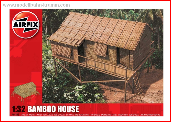 Airfix 06382, EAN 5014429063824: 1:32 Bausatz, Haus aus Bambus