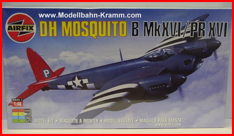 Airfix 07112, EAN 2000000601175: 1:48 kit, De Havilland Mosquito PR.XVI