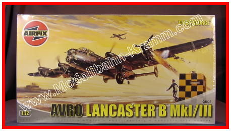 Airfix 08007, EAN 2000000468716: 1:72 Bausatz, Avro Lancaster B Mk.1/3