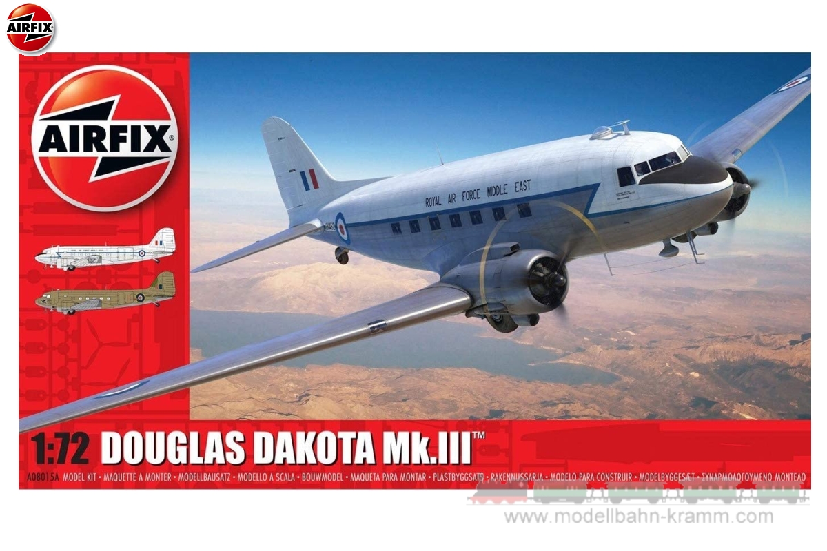 Airfix 08015A, EAN 5055286649721: 1:72 kit, Douglas Dakota