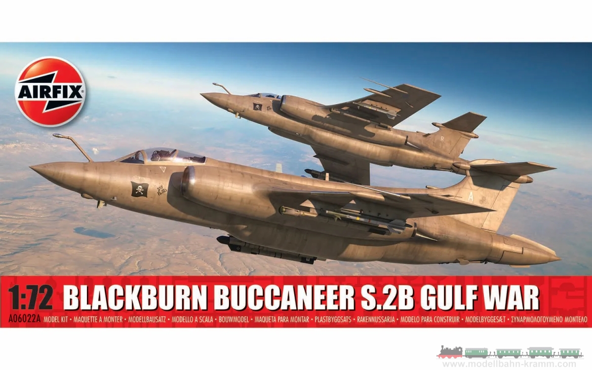 Airfix A06022A, EAN 5063129001414: 1/72 Blackburn Buccaneer S.2 GULF WAR