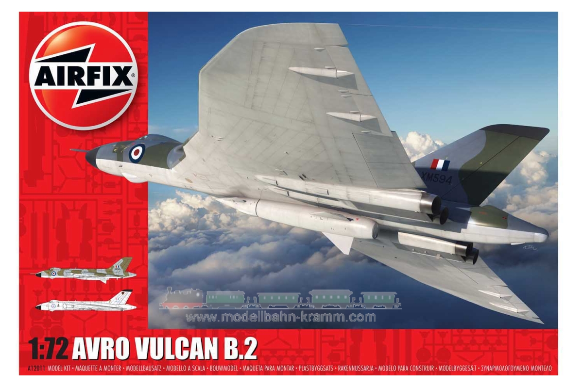 Airfix A12011, EAN 5055286680373: 1:72 Bausatz, Avro Vulcan B Mk.2