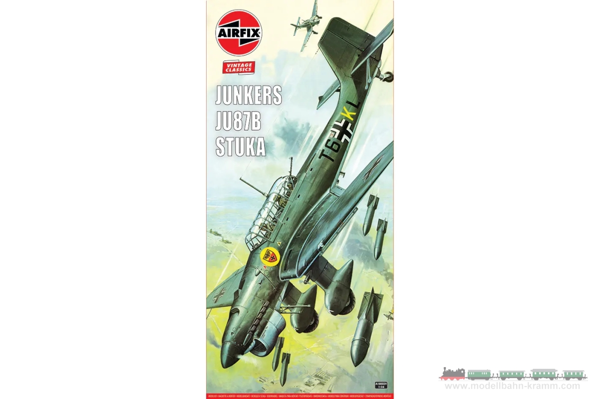 Airfix A18002V, EAN 5063129001261: 1/24 Junkers Ju87B Stuka
