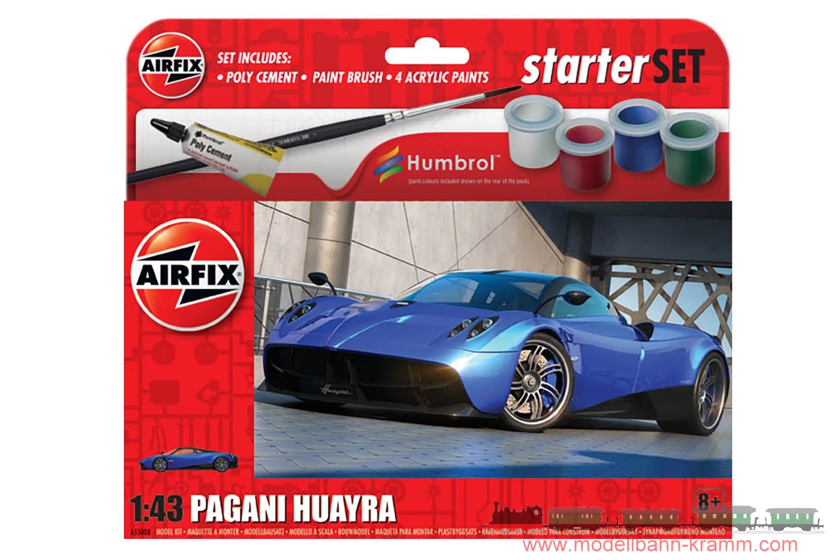 Airfix A55008, EAN 5055286686481: 1:43 Starter Set Pagani Huayra