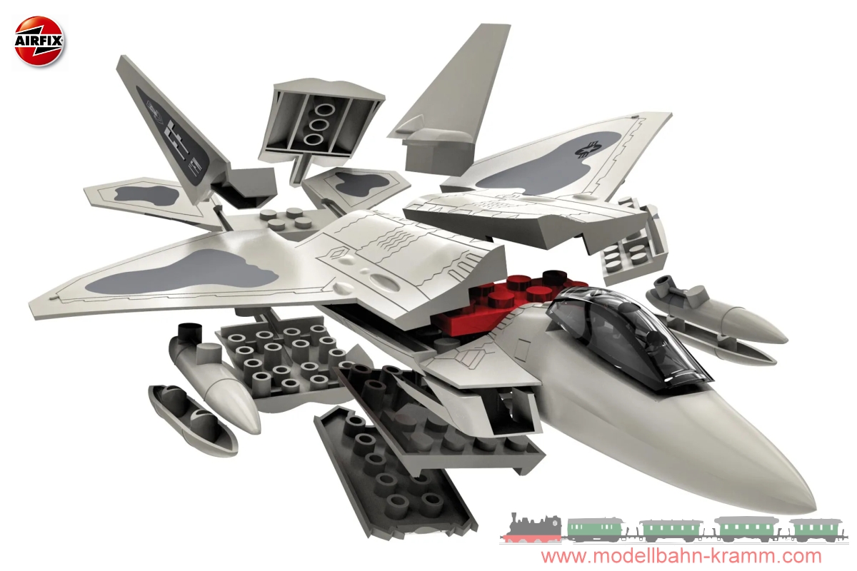 Airfix J6005, EAN 5055286621499: F-22 Raptor Quickbuild
