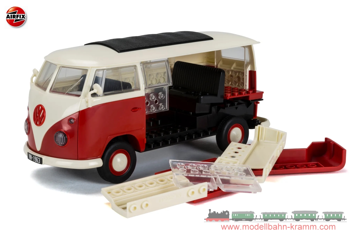 Airfix J6017, EAN 5055286649622: Quckbuild VW Camper Van T1
