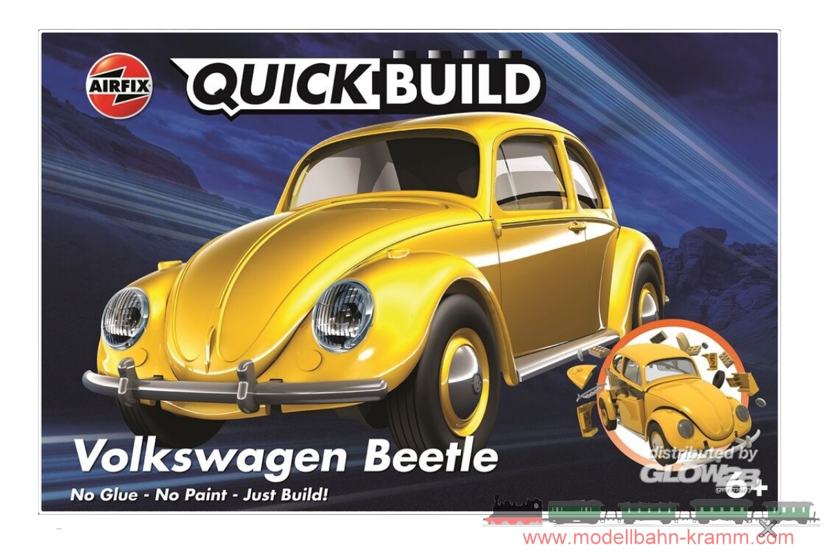 Airfix J6023, EAN 5055286648052: Quickbuild VW Beetle - Yellow