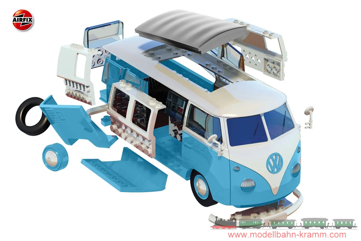 Airfix J6024, EAN 5055286648069: Quickbuild VW Camper Van - Blue