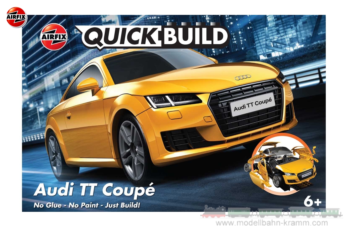 Airfix J6034, EAN 5055286661389: QuickBuild Audi TT Coupe plug-in kit