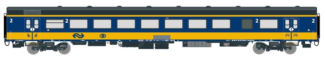 Exact-train 11163 NS Reisezugwagen ICRm 2.Kl. Endwg. Ep.6