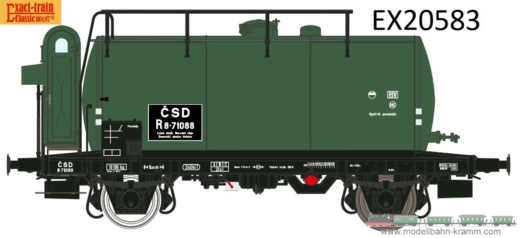 Exact-train 20583, EAN 7448129734704: CSD 24m3 Einheitsbauart Leich