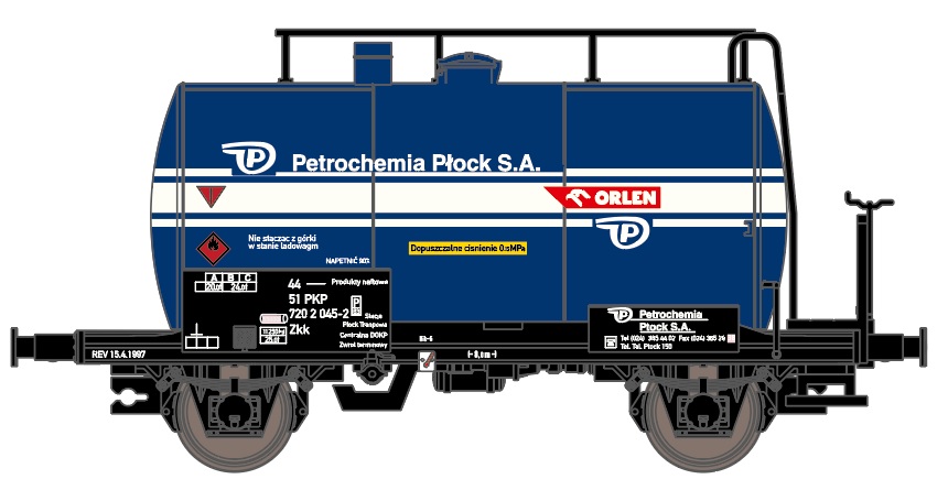 Exact-train 20645 PKP Kesselwagen Petroch. Set 2-tlg. Ep.4