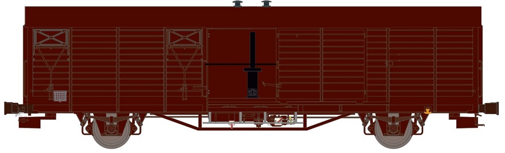 Exact-train 20745 DR gedeckter Güterwagen Hbqs-z Ep.4