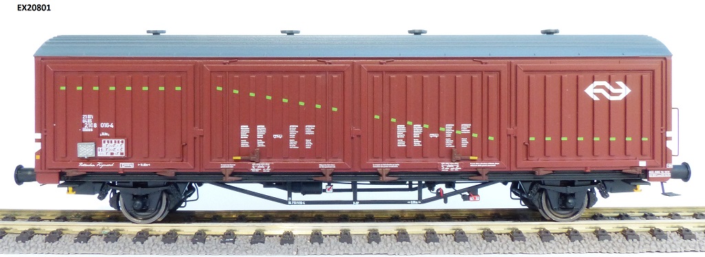 Schiebewandwagen Rotterdam der NS, H0-Spur