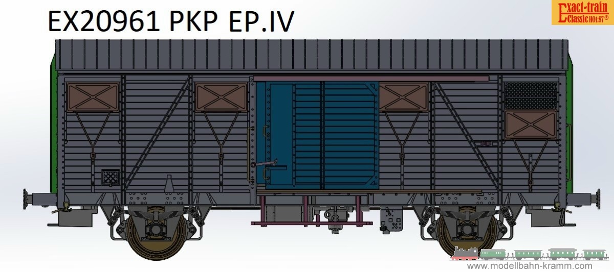 Exact-train 20961, EAN 7448130876844: PKP .Ggs Braun Epoche IV