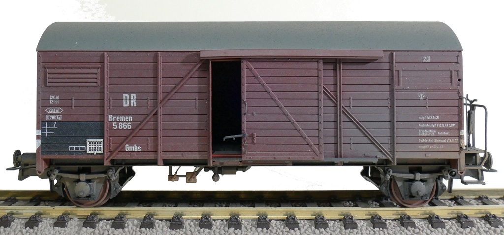 Exact-train 22083 DRB gedeckter Güterwagen Gms35 Ep.2
