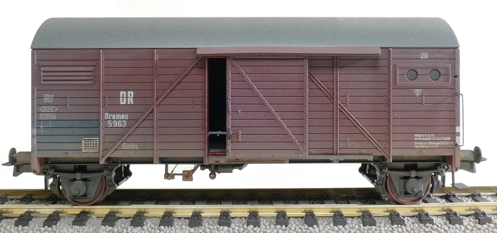Exact-train 22086 DRB gedeckter Güterwagen Gms35 Ep.2
