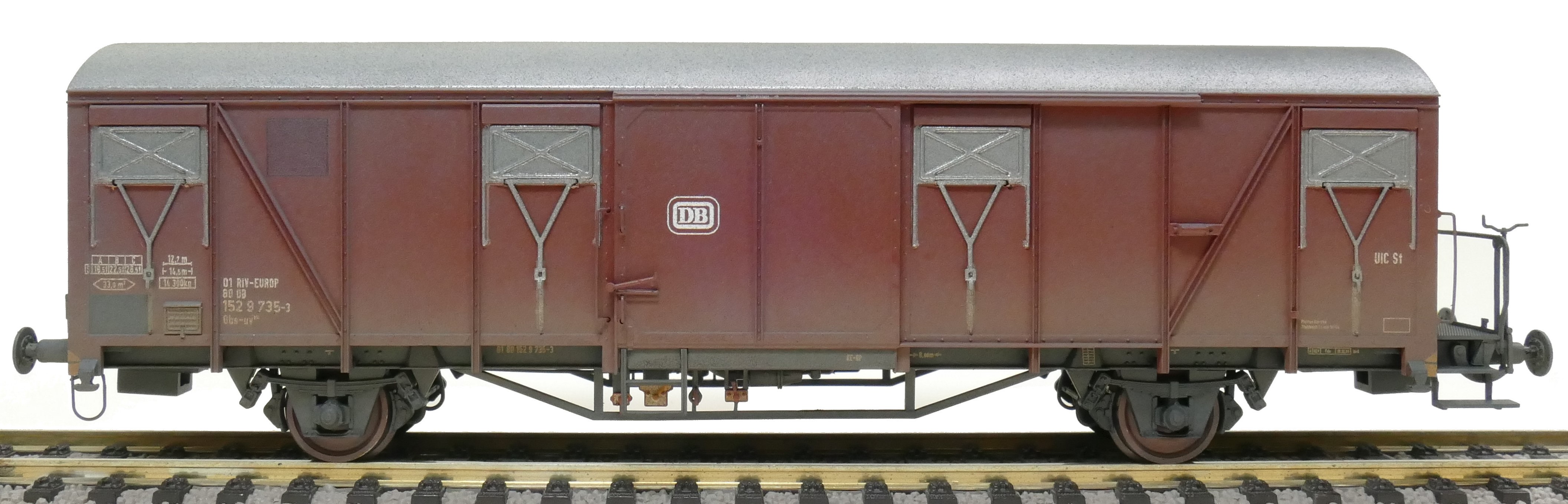 Exact-train 22096 DB gedeckter Güterwagen Gbs-uv 254 EP-4