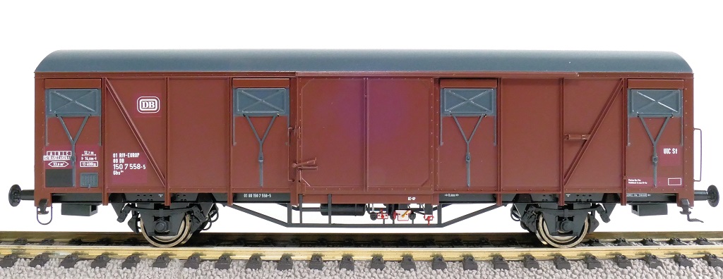 H0 DC Gedeckter Güterwagen Gbs 254 DB