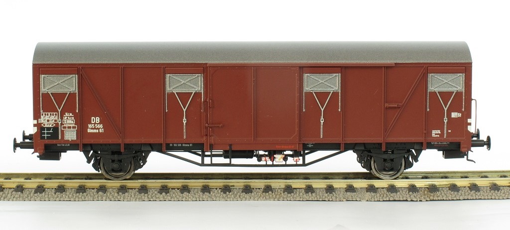 H0 DC Gedeckter Güterwagen Glmms 61 DB