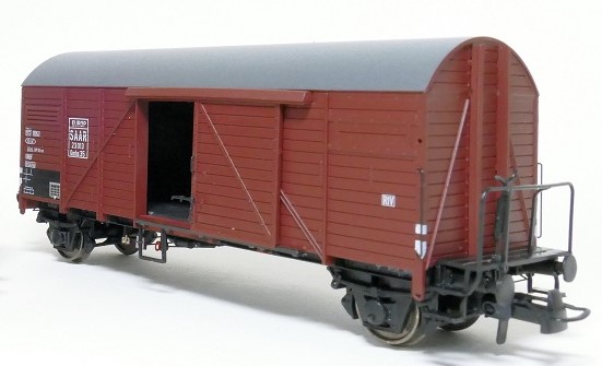 Exact-train 23623 SAAR gedeckte Güterwagen Gmhs35 Ep.3
