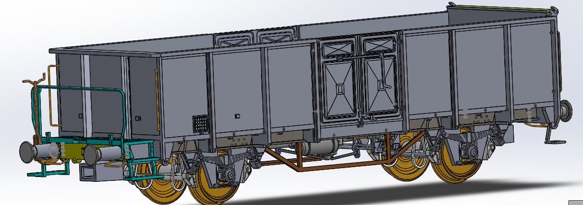 H0 DC Offener Güterwagen Omm55 DB