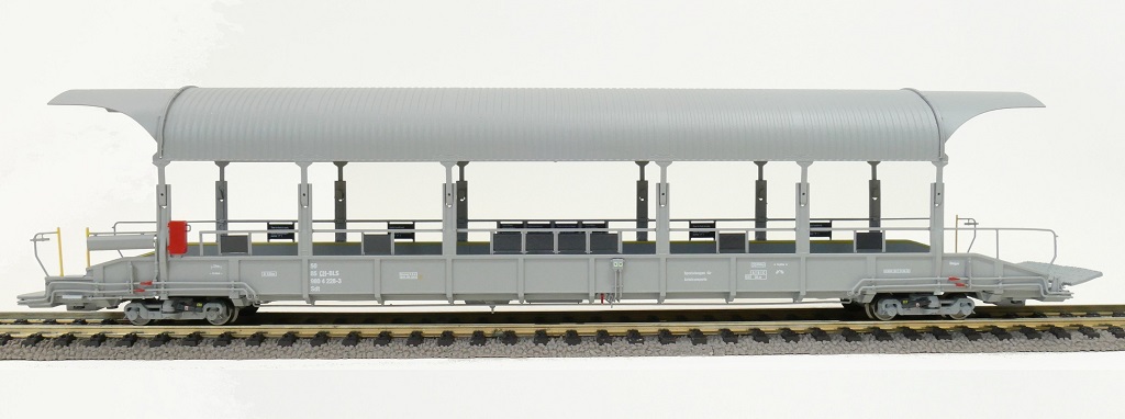 H0 DC Verladewagen 9 Autoverladezug BLS