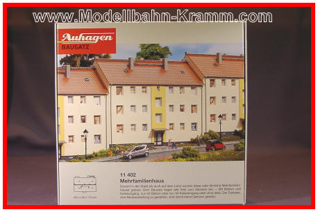 Auhagen 11402, EAN 4013285114023: H0 Mehrfamilienhaus