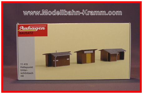 Auhagen 11415, EAN 4013285114153: H0 Haltepunkt Unterschönbach